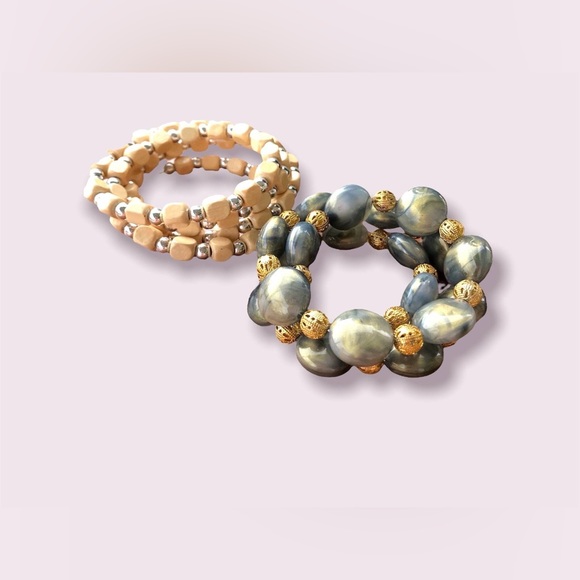 Vintage Jewelry Pearl Costume Bracelets Lot - Picture 9 of 11